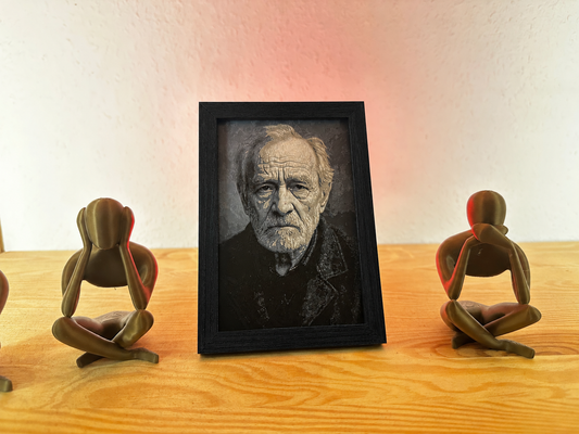 Personalisiertes 3D-Bild mit Rahmen