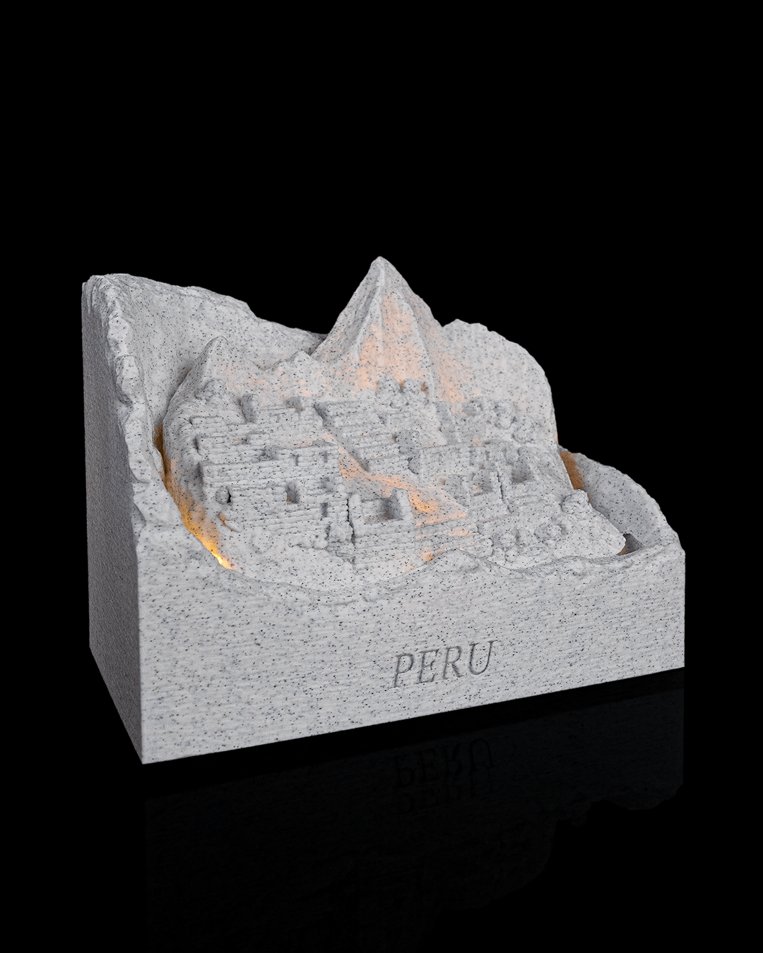 Wahrzeichen der Welt – Beleuchtet | 3D-Druck PLA | Weiß oder Marmor