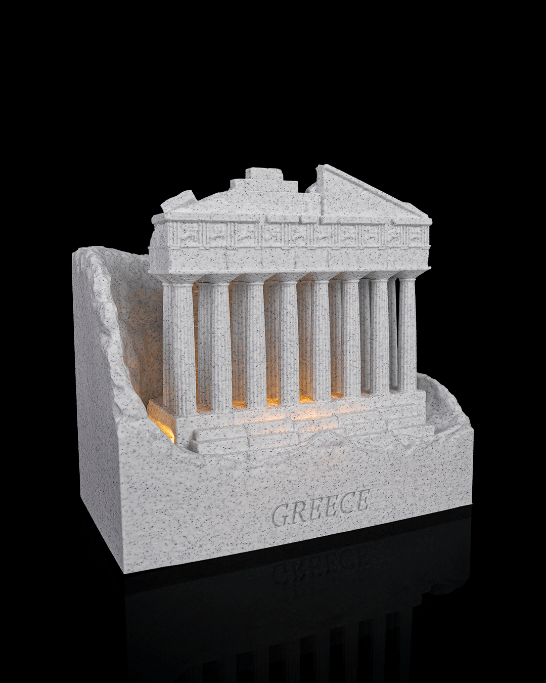 Wahrzeichen der Welt – Beleuchtet | 3D-Druck PLA | Weiß oder Marmor