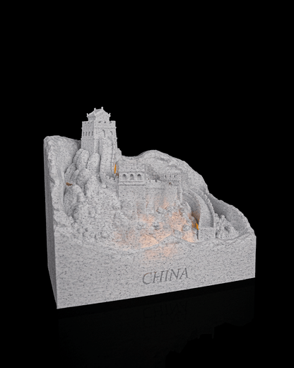 Wahrzeichen der Welt – Beleuchtet | 3D-Druck PLA | Weiß oder Marmor