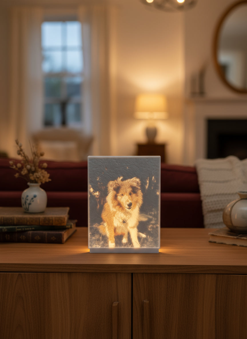 Dein Bild als farbige Lithophane – Erinnerungen im besten Licht