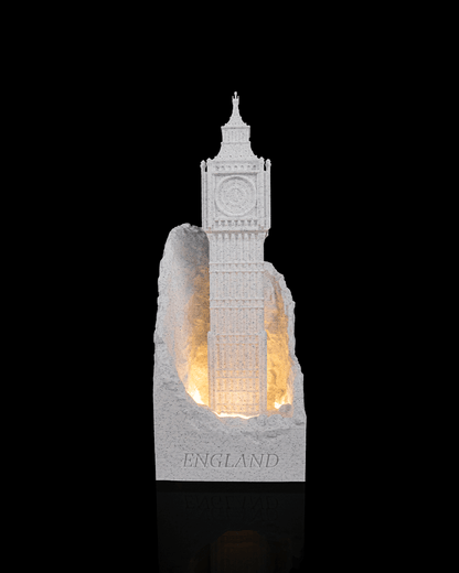 Wahrzeichen der Welt – Beleuchtet | 3D-Druck PLA | Weiß oder Marmor