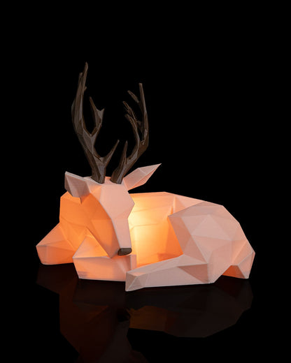 Tischlampe-Hirsch