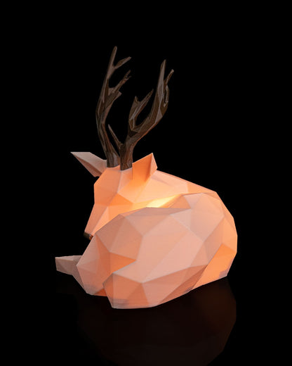 Tischlampe-Hirsch