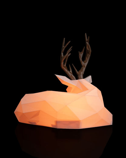 Tischlampe-Hirsch