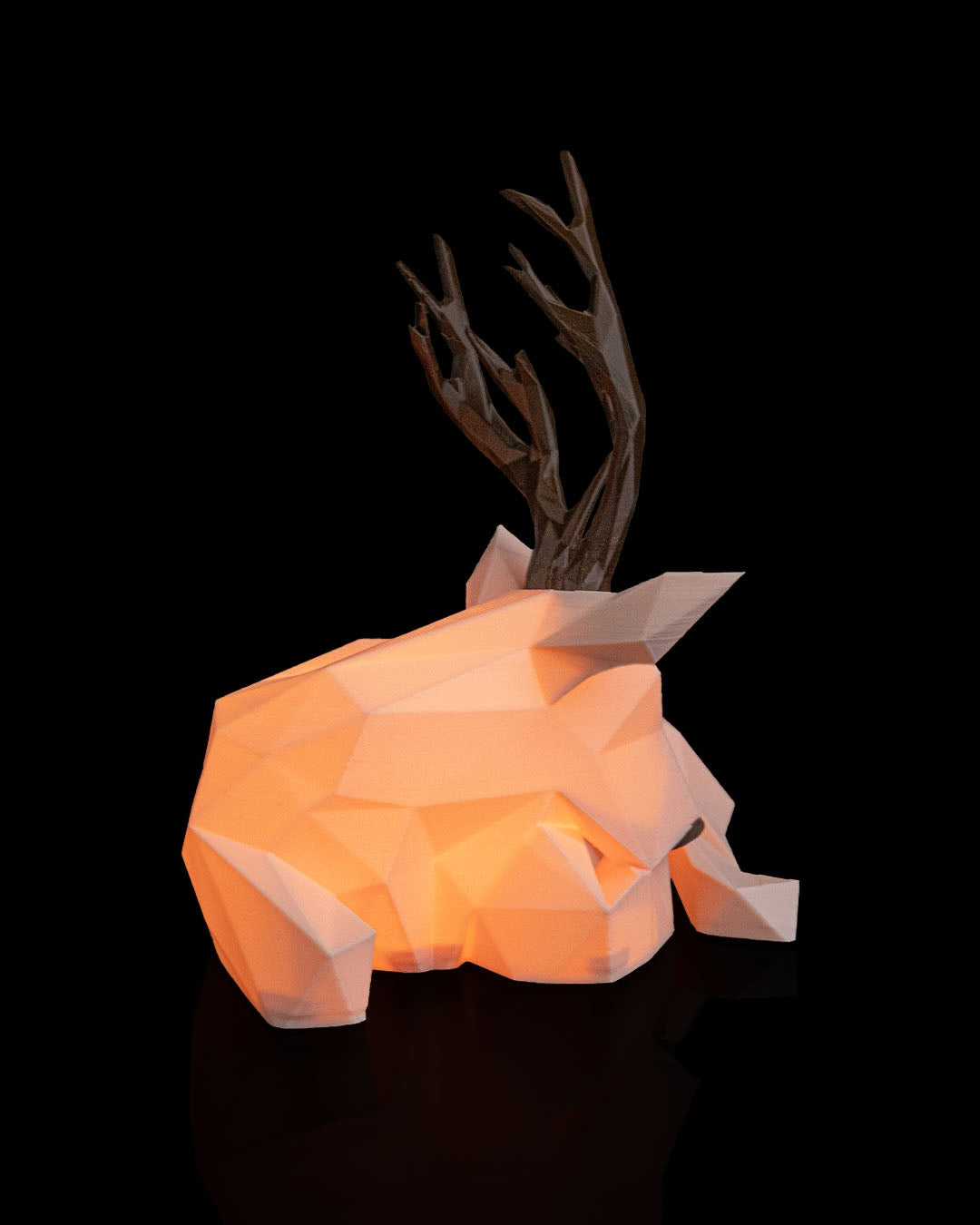 Tischlampe-Hirsch