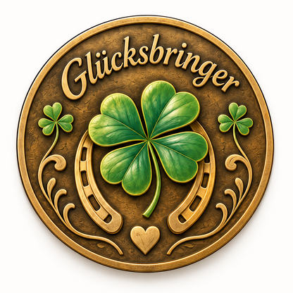 Personalisierte Messingmünze mit UV-Druck – Ø 4 cm