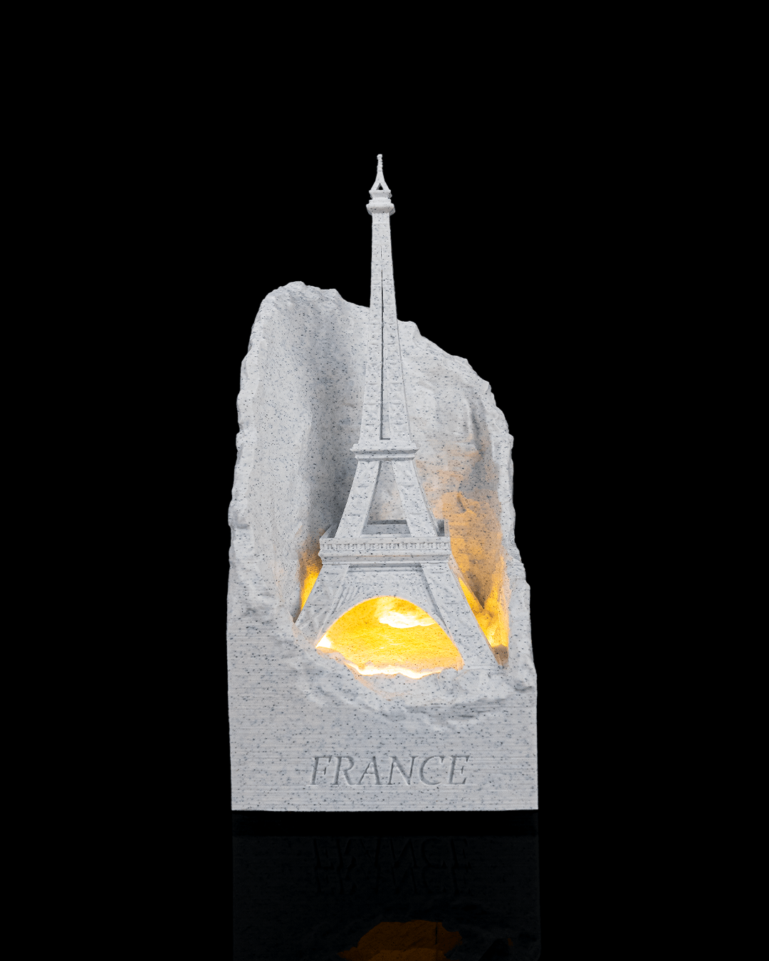 Wahrzeichen der Welt – Beleuchtet | 3D-Druck PLA | Weiß oder Marmor