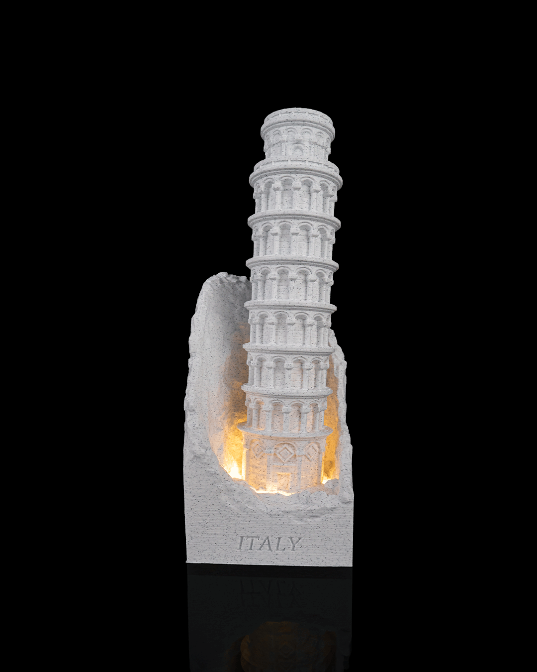 Wahrzeichen der Welt – Beleuchtet | 3D-Druck PLA | Weiß oder Marmor