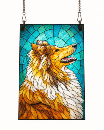 UV-bedrucktes Glasbild mit Kette – dein Motiv auf echtem Glas