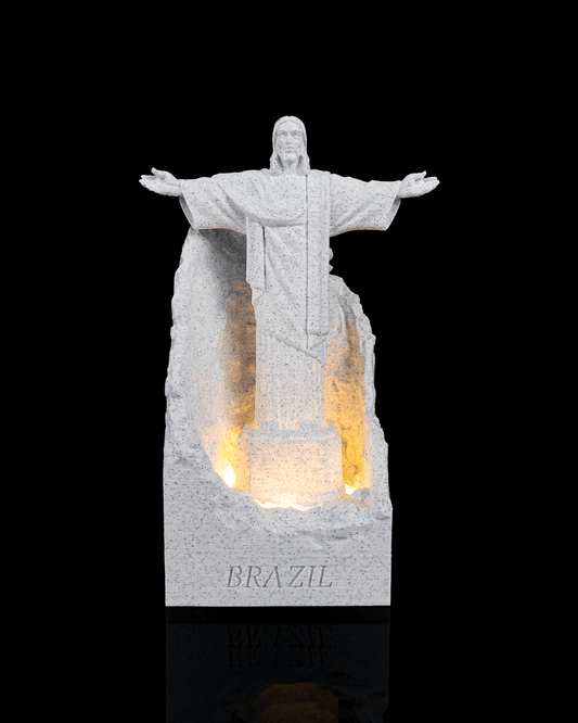 Wahrzeichen der Welt – Beleuchtet | 3D-Druck PLA | Weiß oder Marmor