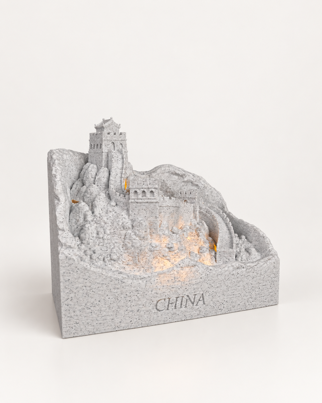 Beleuchtete Wahrzeichen der Welt – berühmte Bauwerke als 3D-Kunst